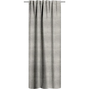 Штора на ленте «Графит» 145х260 см цвет серый