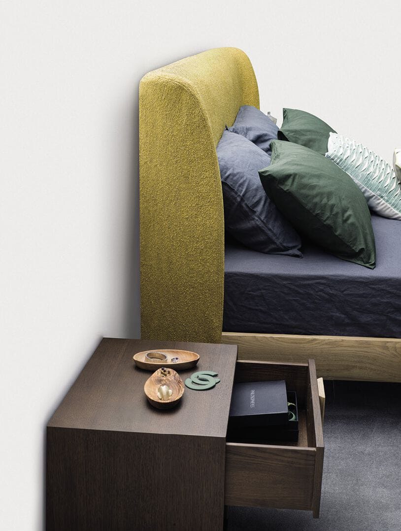 Двуспальная кровать с мягким изголовьем Devina Nais LEAF ARCH-00067826 - Вид №3