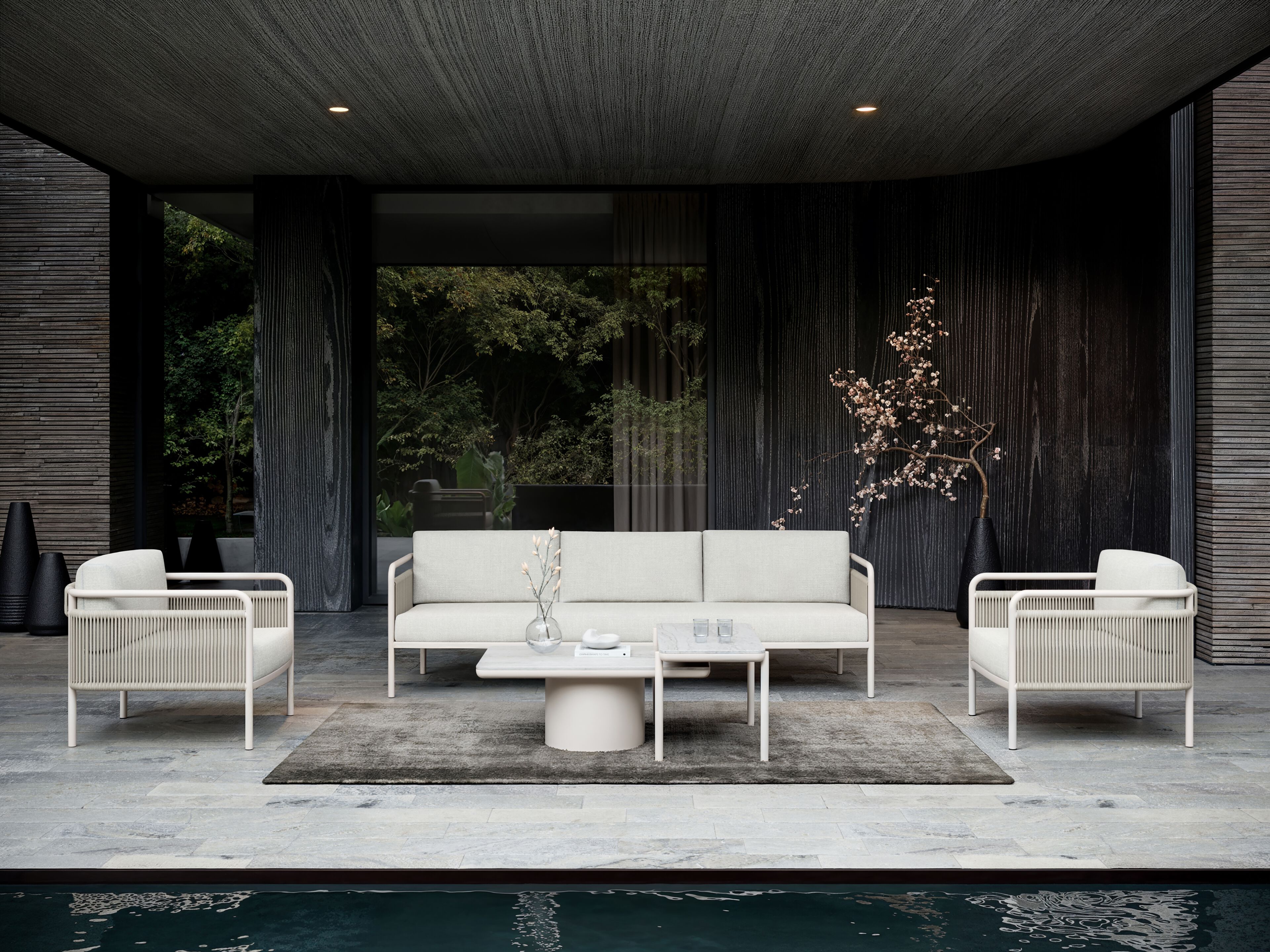 Алюминиевый прямоугольный садовый столик SNOC ссылка ARCH-00027367 - Вид №2