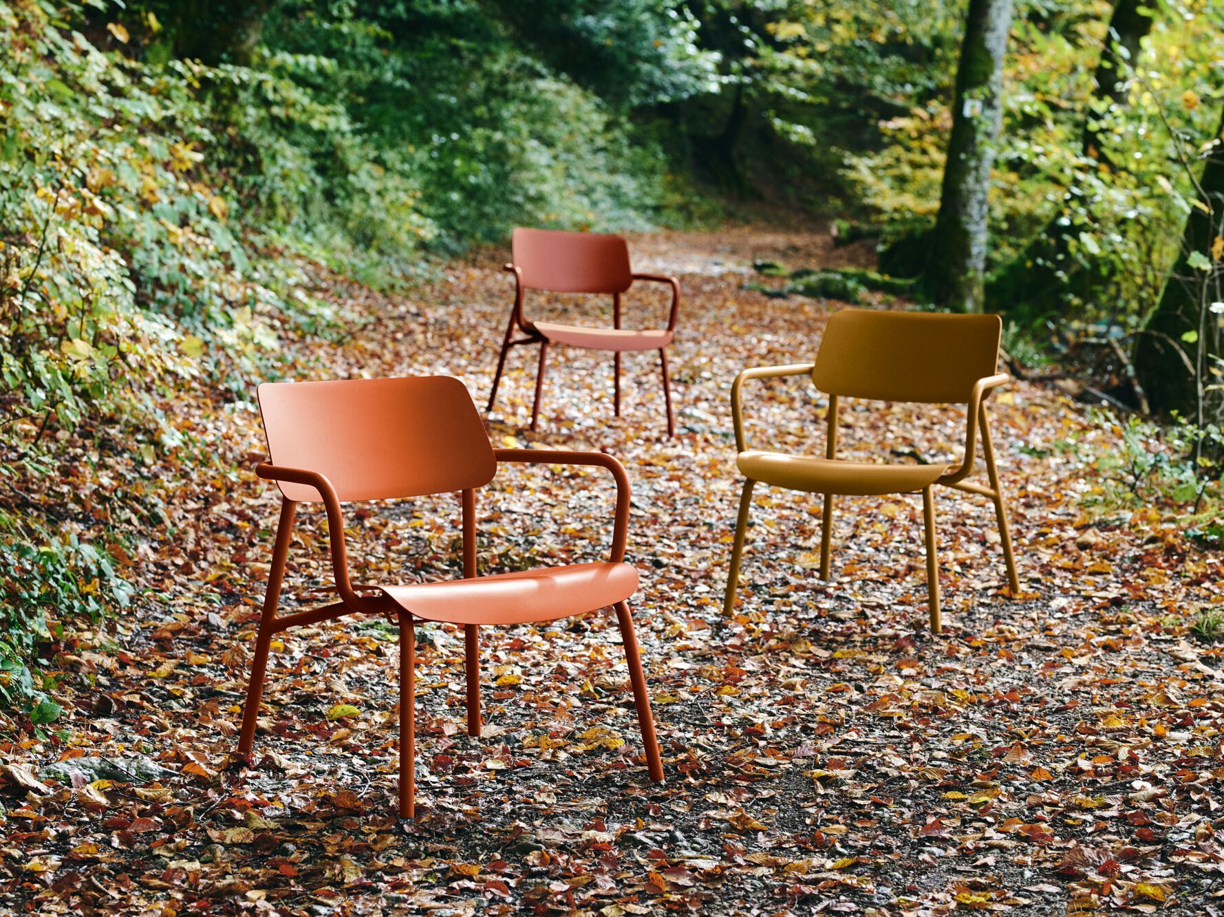 Алюминиевый садовый стул с подлокотниками Fermob Studie ARCH-00089613 - Вид №1