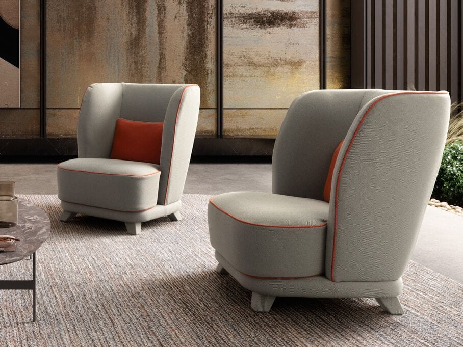 Тканевое кресло VALENTINI Criss Cross ARCH-00095070 - Вид №2