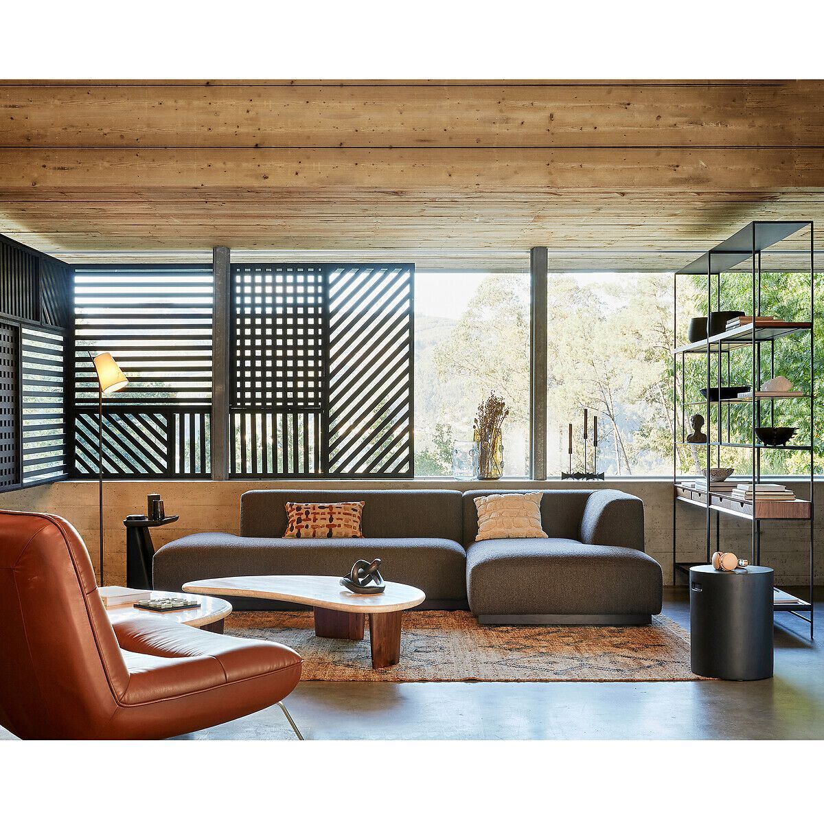 Низкий журнальный столик из травертина AMPM GUIMEL ARCH-00060172 - Вид №4