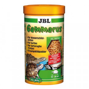 ПР0030346 Корм-лакомство для черепах Gammarus для водных черепах, очищенный гаммарус 1л (110г) JBL