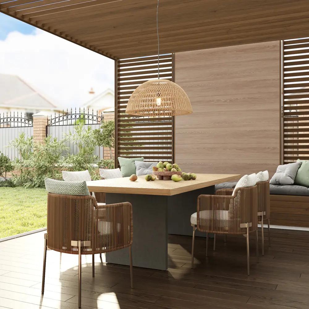 DEKOR PANEL Панель ПВХ Дуб Бурбон для стен и потолков 85251436 STLM-0060435 - Вид №4