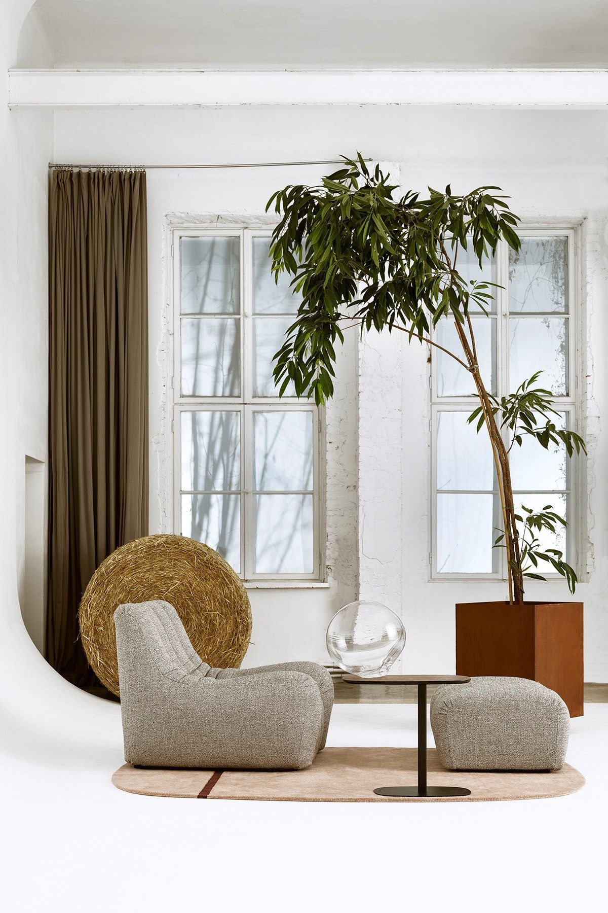 Прямоугольный пуф из ткани Nobonobo Wadi ARCH-00049525 - Вид №7