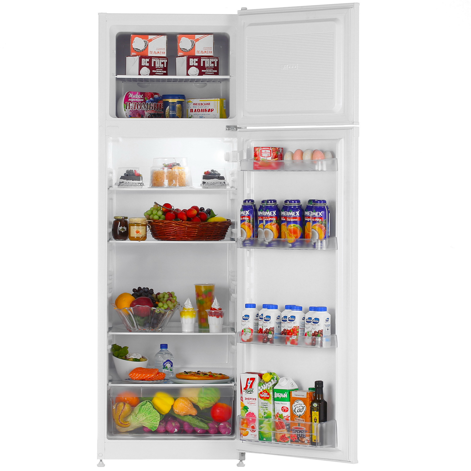 8135919 Холодильник с морозильником   Nordfrost NRT 144 032 белый STDN-0078460 - Вид №5