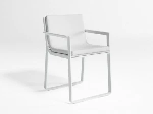 GANDIABLASCO Садовый стул из термо-лакированного алюминия с подлокотниками Flat