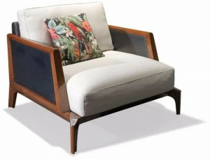 Visionnaire Садовое кресло из ткани со съемным чехлом с подлокотниками Boulevard