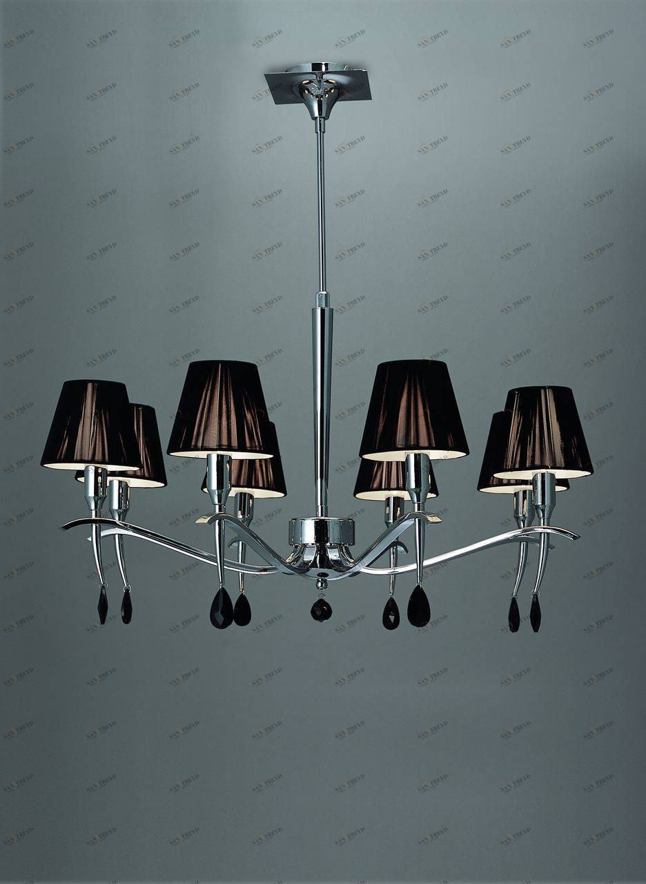 Подвесная люстра Mantra Viena 0341 MANTRA ДИЗАЙНЕРСКИЕ, VIENA BLACK 055851 Черный 