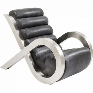 Кресло черное дизайнерское Loop KARE LOOP 322799 Черный