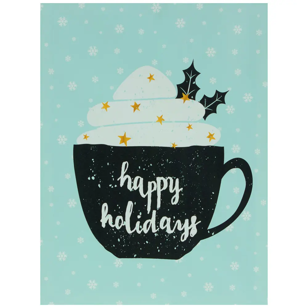 Канвас 30х40 см «Кружка Happy holidays» 18536541 STLM-2164847 Santreyd 