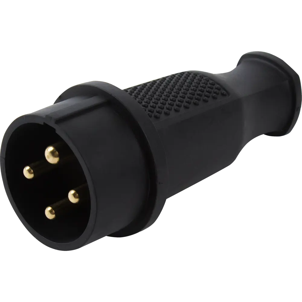 Вилка с заземлением 32А 380 В LEZARD STLM-2117329