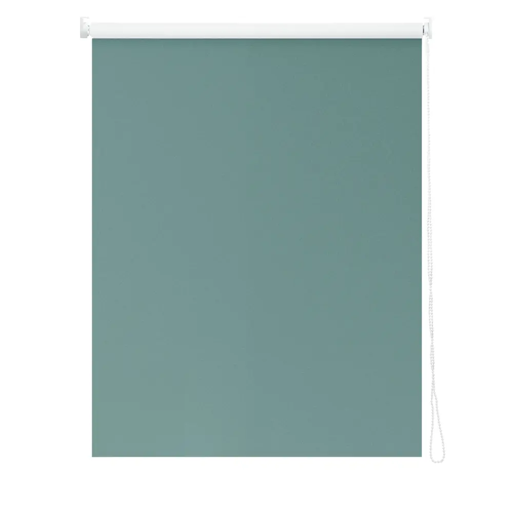 Штора рулонная блэкаут Inspire Santos 80x250 см бирюзовая Celadon 2 STLM-2097750