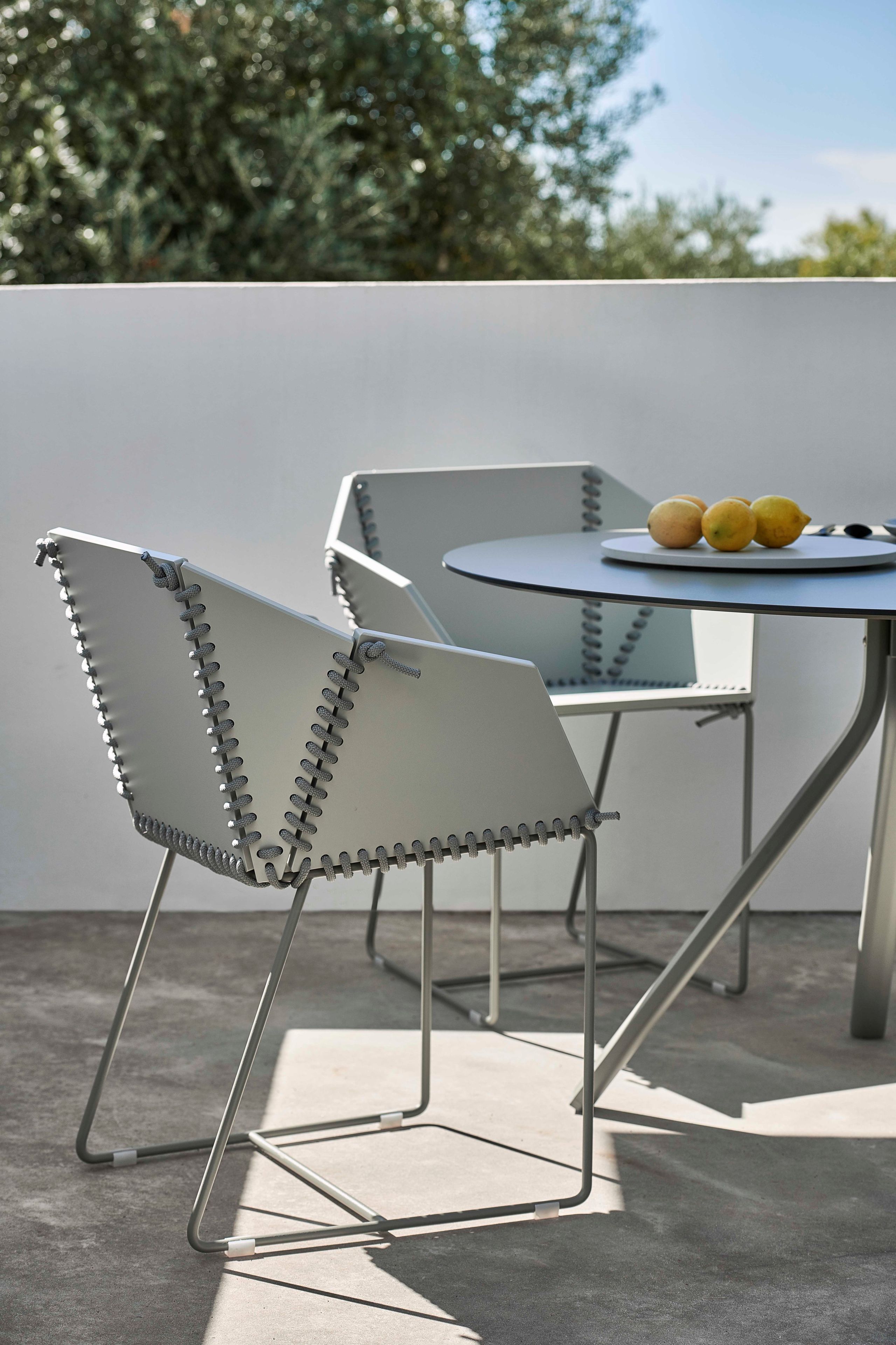 Круглый штабелируемый стол из алюминия с термокрытием GANDIABLASCO стек ARCH-00055435 - Вид №7