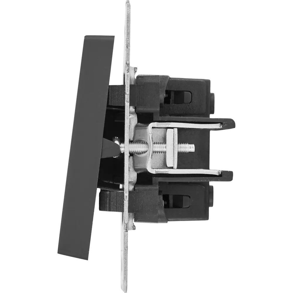 Выключатель IEK Brite с индикацией: 2 клавиши, матовый графит 87761724 STLM-1326937 - Вид №3