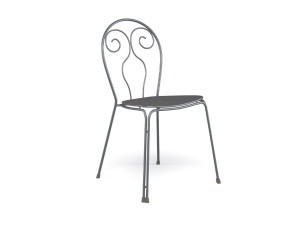 Стальной штабелируемый садовый стул