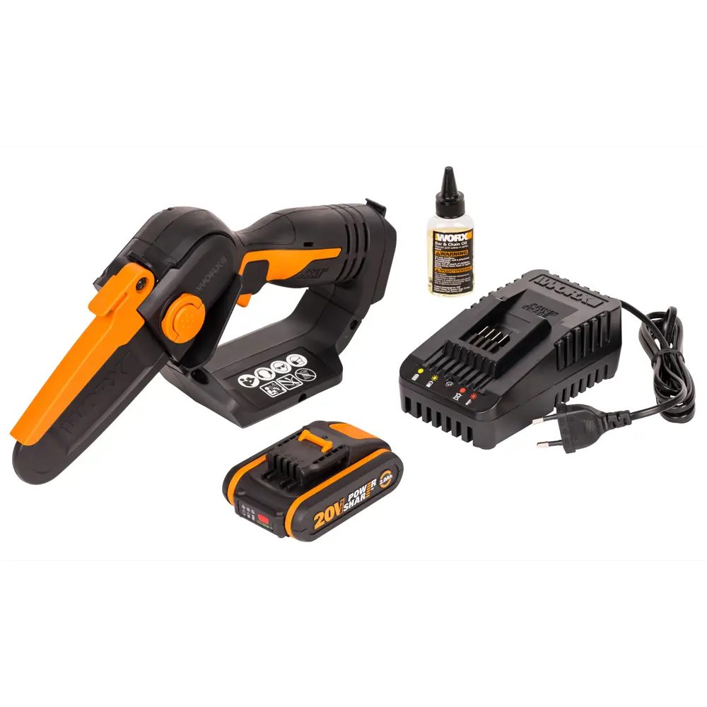 Аккумуляторная пила WORX WP342E 20В для точной обрезки веток 83739374 STLM-0044169 - Вид №1