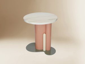 Круглый мраморный журнальный столик Estremoz