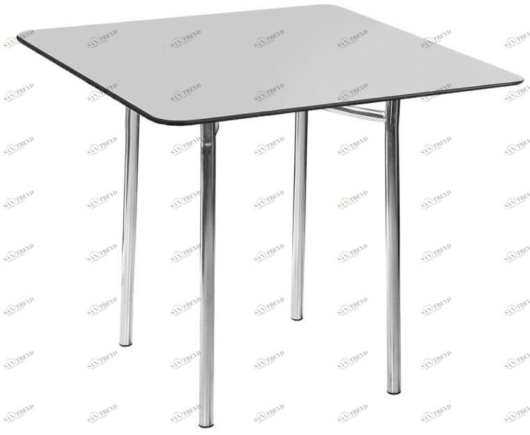 2704 Стол Tiramisu UltraThin 80*80 Белый R-HOME 460402+1705351H_White Pure