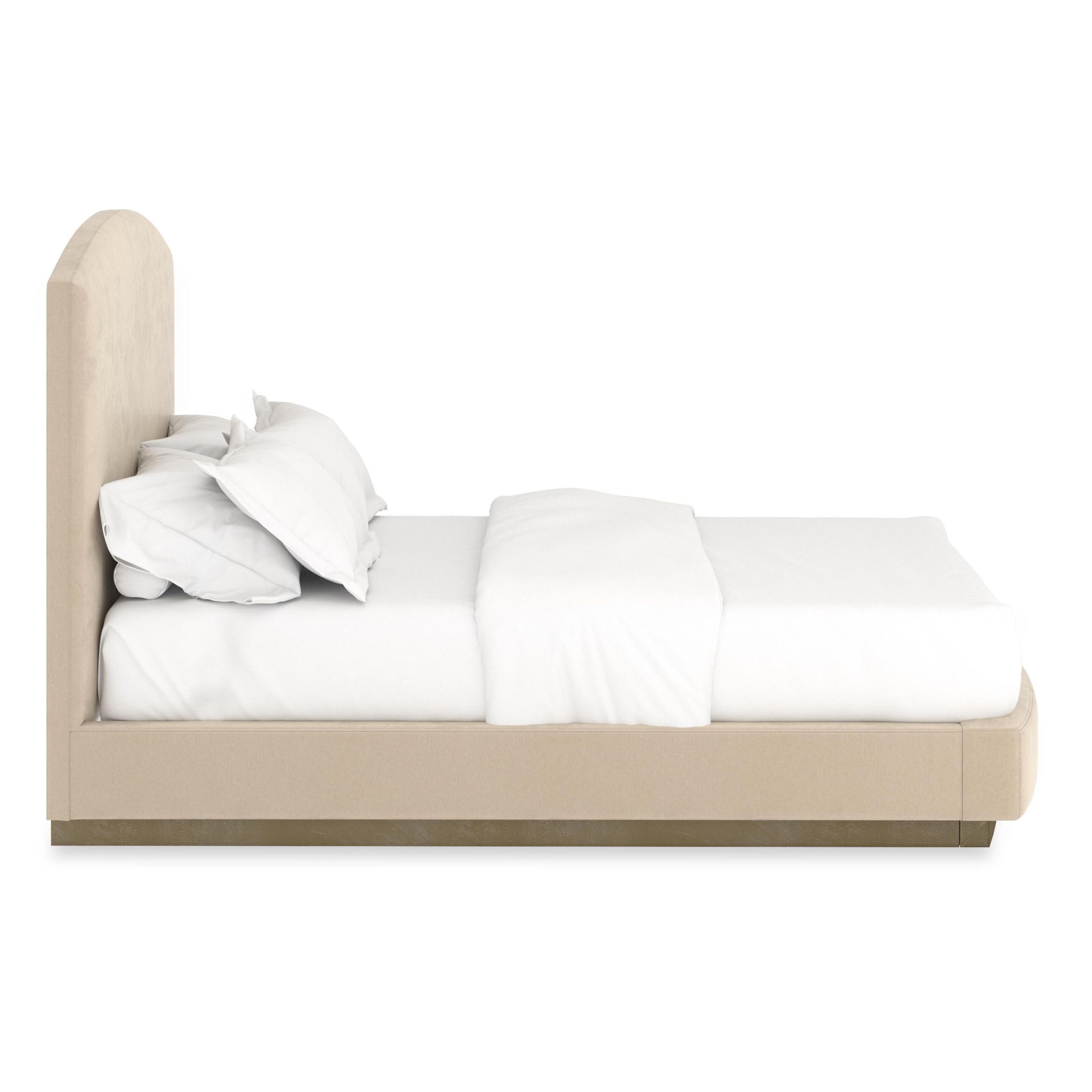 Двуспальная кровать из ткани с мягким изголовьем Caracole ARTOIS ARCH-00031096 - Вид №2