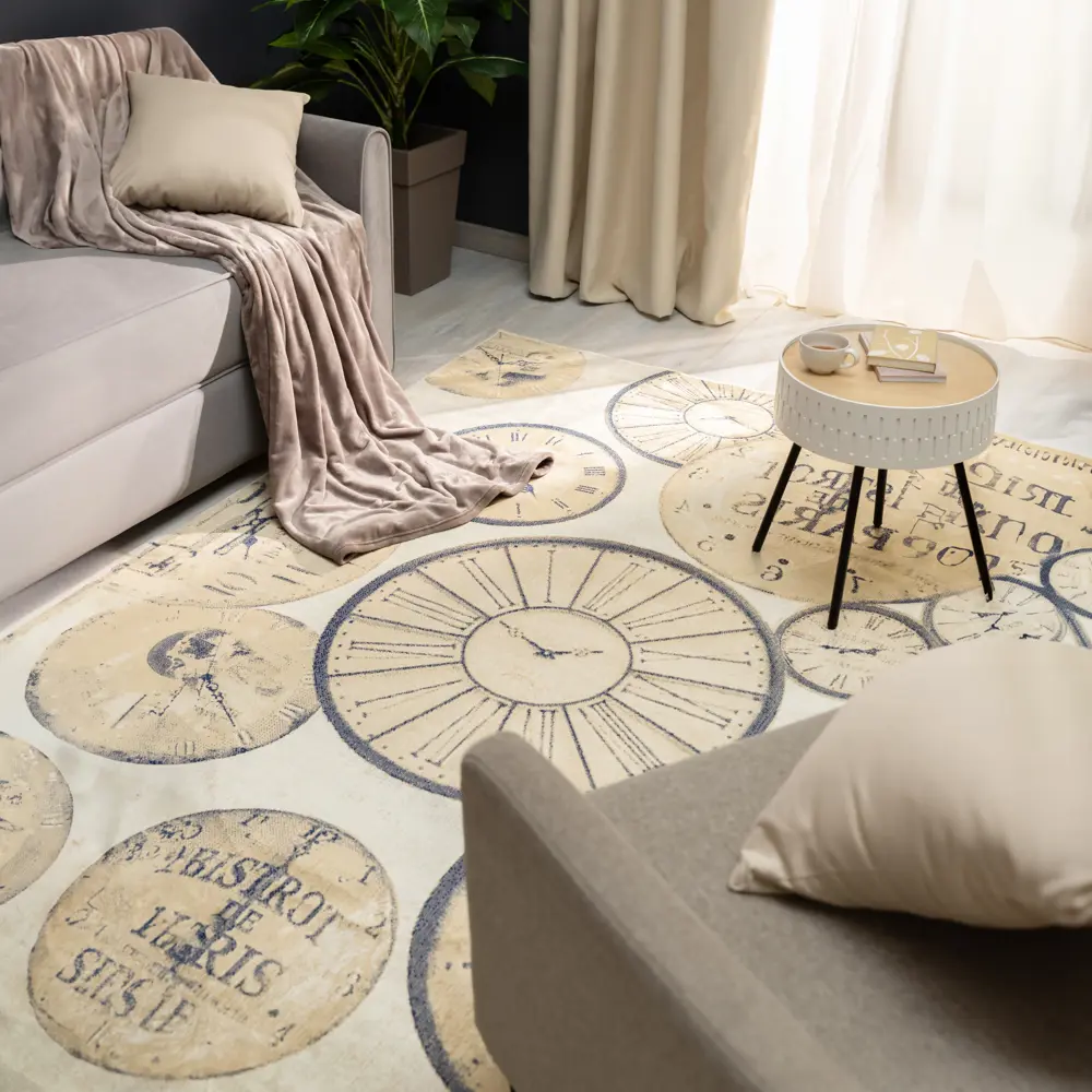 Ковер вискоза Isphahan 84034I 80x150 см цвет бежевый DEVOS-CABY STLM-2206231