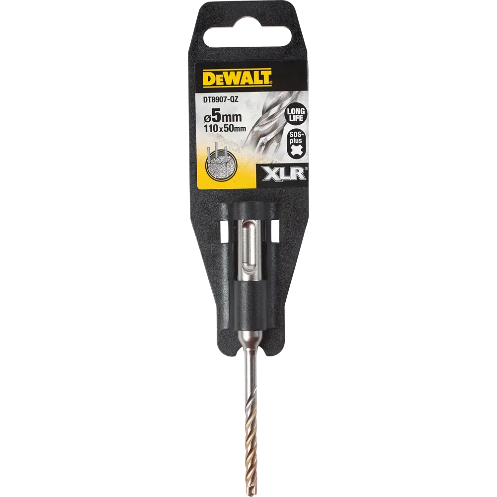 Бур по бетону SDS-Plus 5х50х110 мм DeWalt XLR DT8907 STLM-2127574 - Вид №2