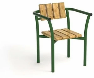 VESTRE Садовый стул из стали и дерева Parc