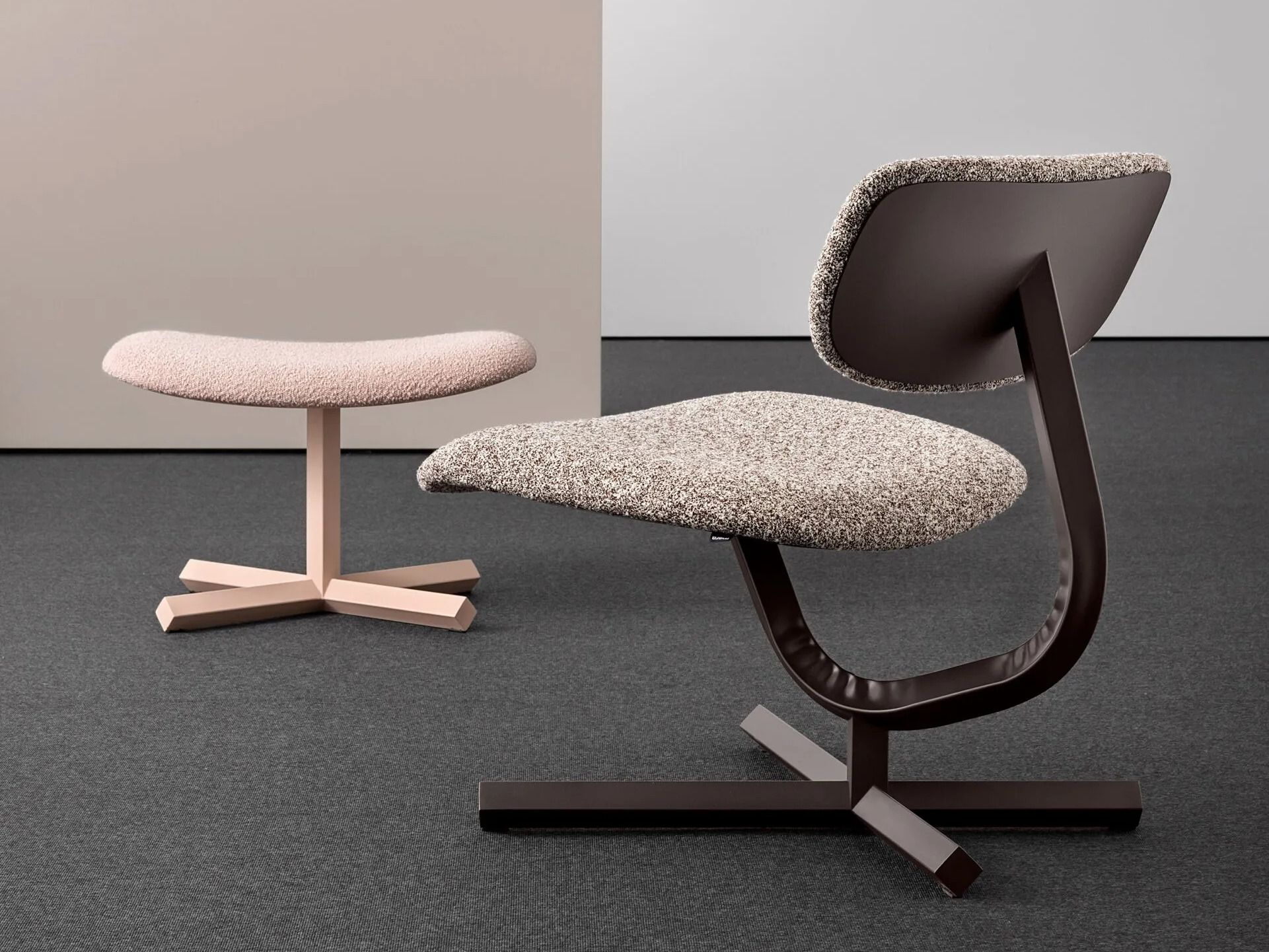 Стальная 4-спицевая мягкая подставка для ног Mara Typo ARCH-00087515 - Вид №8