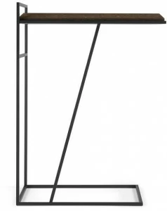 Galula Салазки прямоугольный высокий приставной столик из пробки и стали Grão