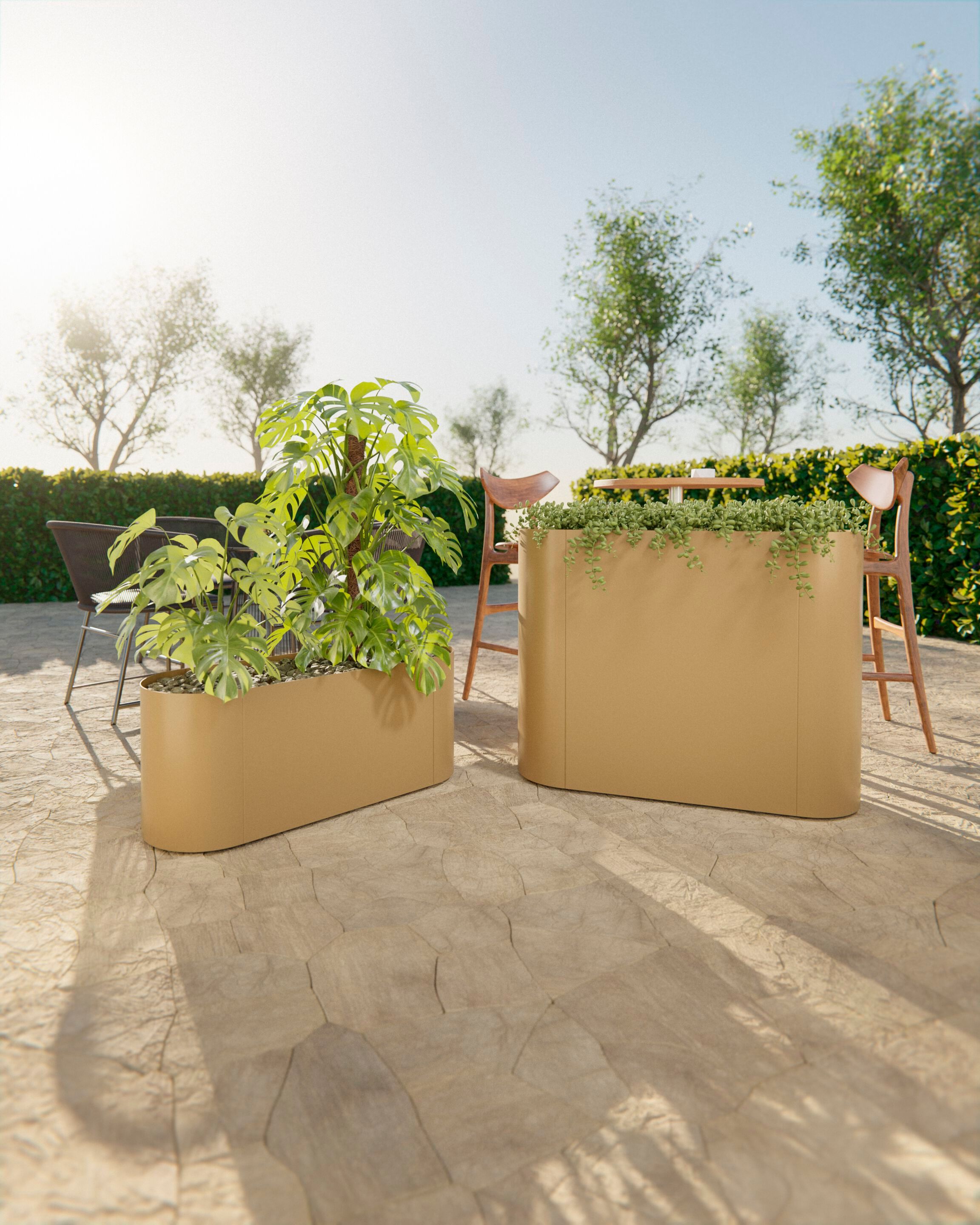 Офисная перегородка / железная плантатор Made Design NAKA ARCH-00013765 - Вид №2