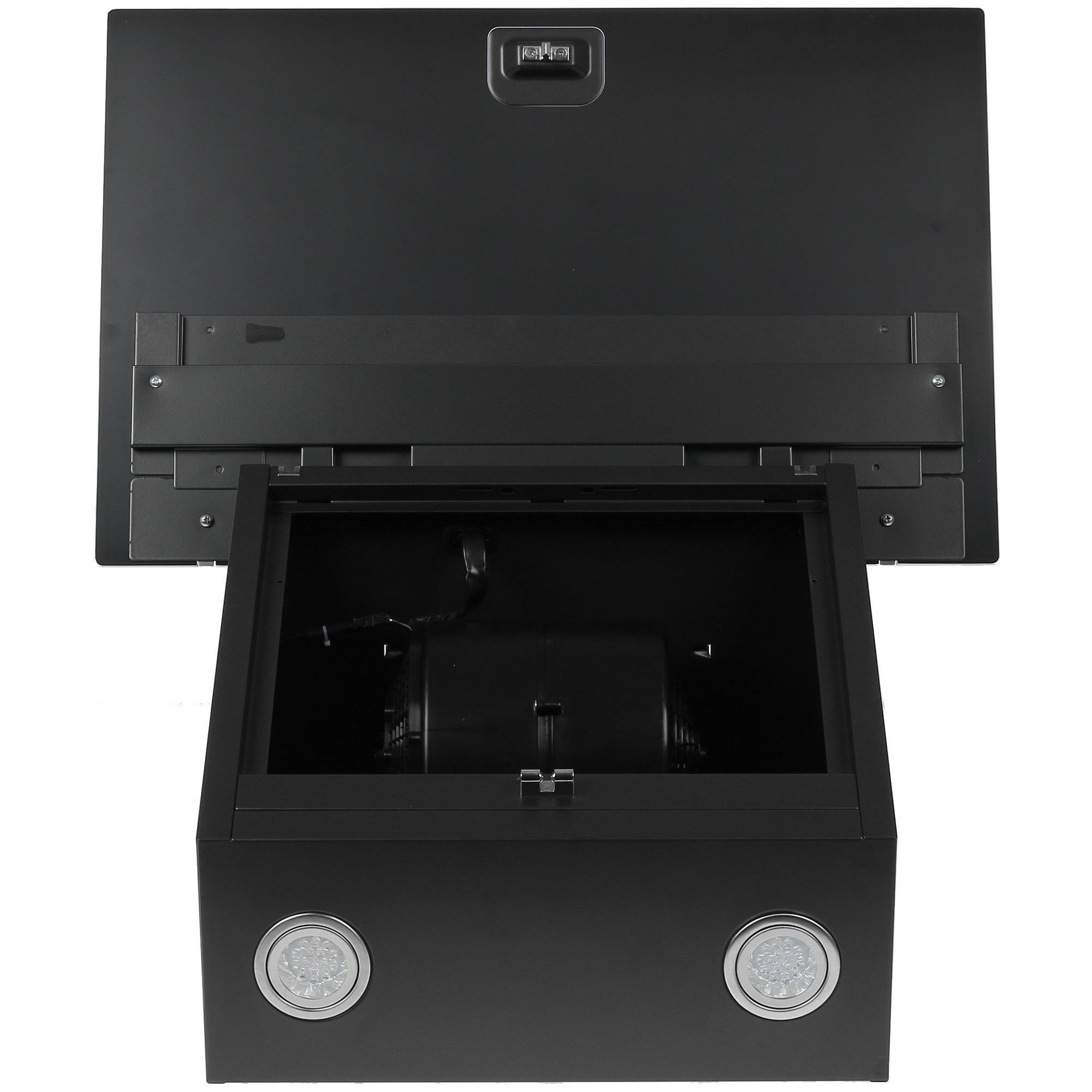 8189978 Вытяжка наклонная Elica SHIVER BL/A/60 черный/серебристый STDN-0024518 - Вид №8