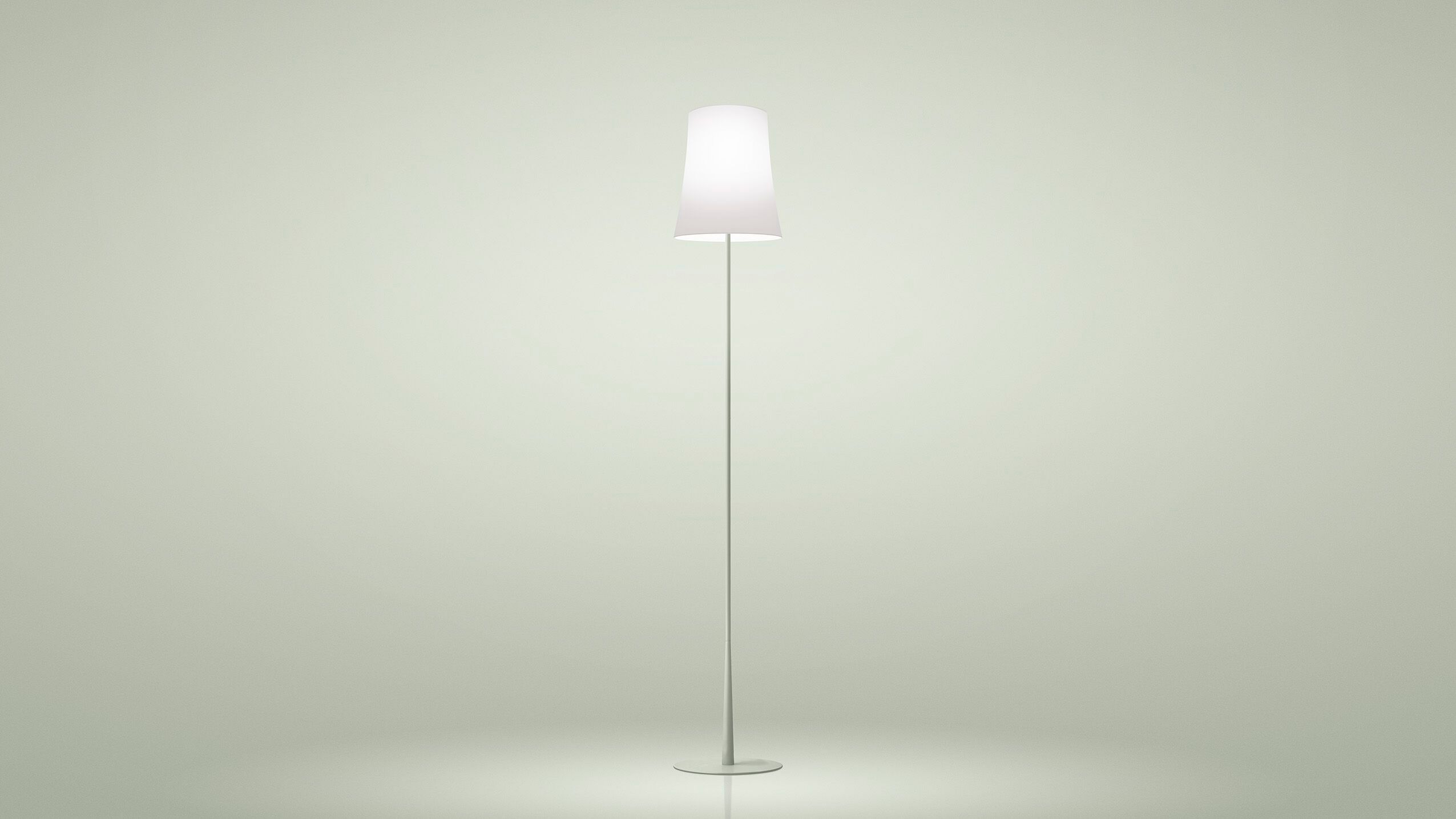 Напольная лампа из поликарбоната и окрашенного алюминия Foscarini птичка ARCH-00006770 - Вид №8