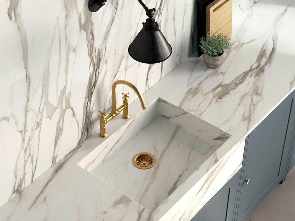 Столешница из керамогранита с мраморным эффектом CERAMICA FONDOVALLE MYTOP ARCH-00093413