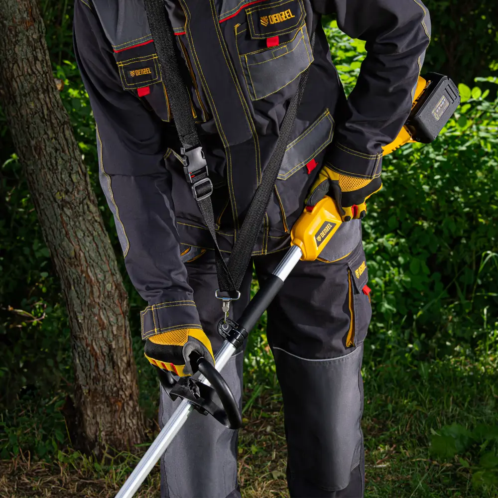 Триммер аккумуляторный Denzel RТ300-36 36 В 2x4 Ач АКБ и ЗУ входит в комплект STLM-2029610 - Вид №16