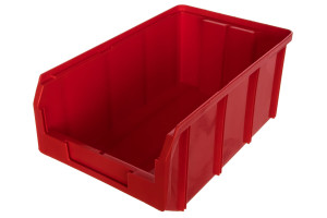 15491843 Пластиковый ящик 342х207x143мм, 9,4 литра, V-3-красный СТЕЛЛА-ТЕХНИК