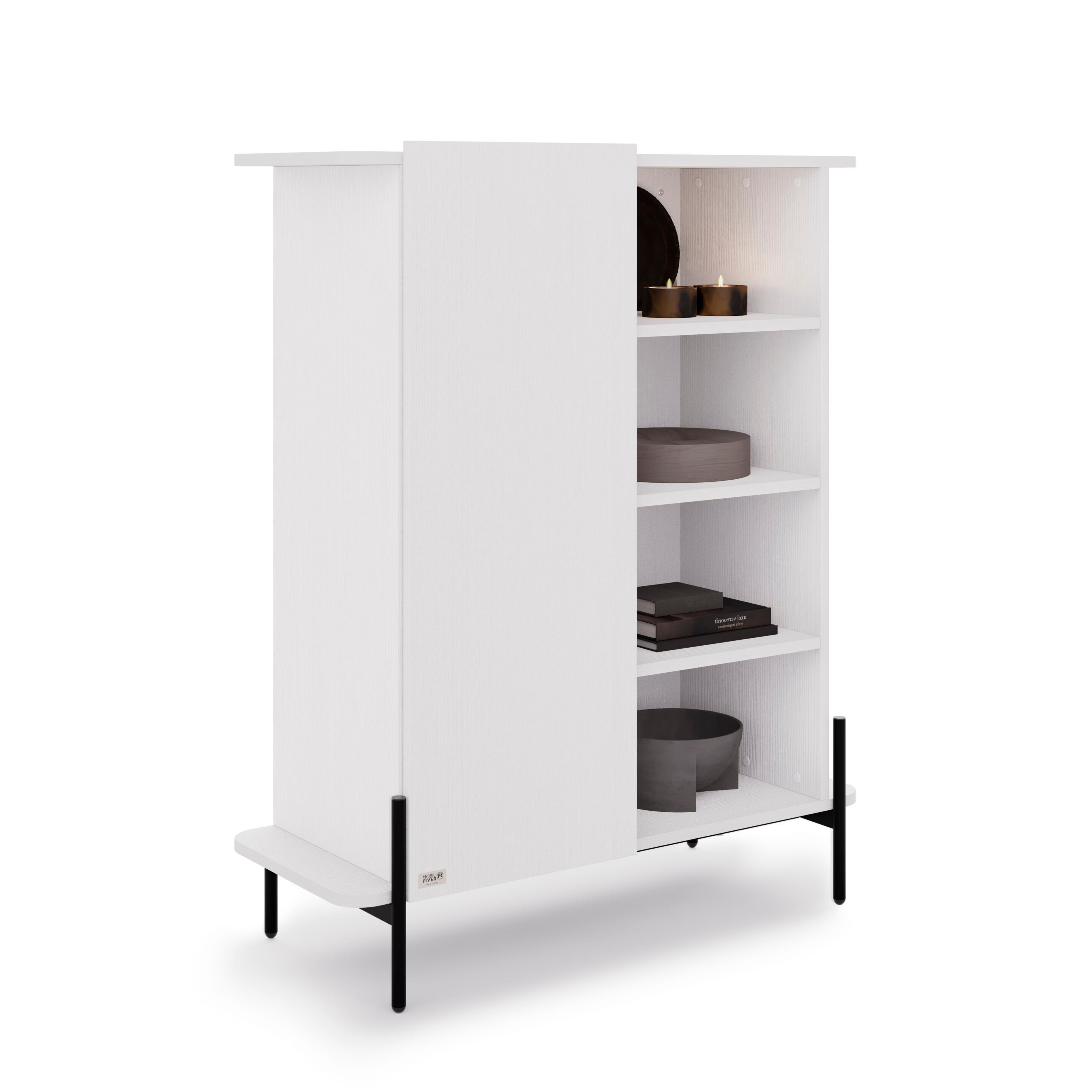 Буфет из меламиновой ткани с распашными дверцами Mobili Fiver OLIVA ARCH-00072799 - Вид №5