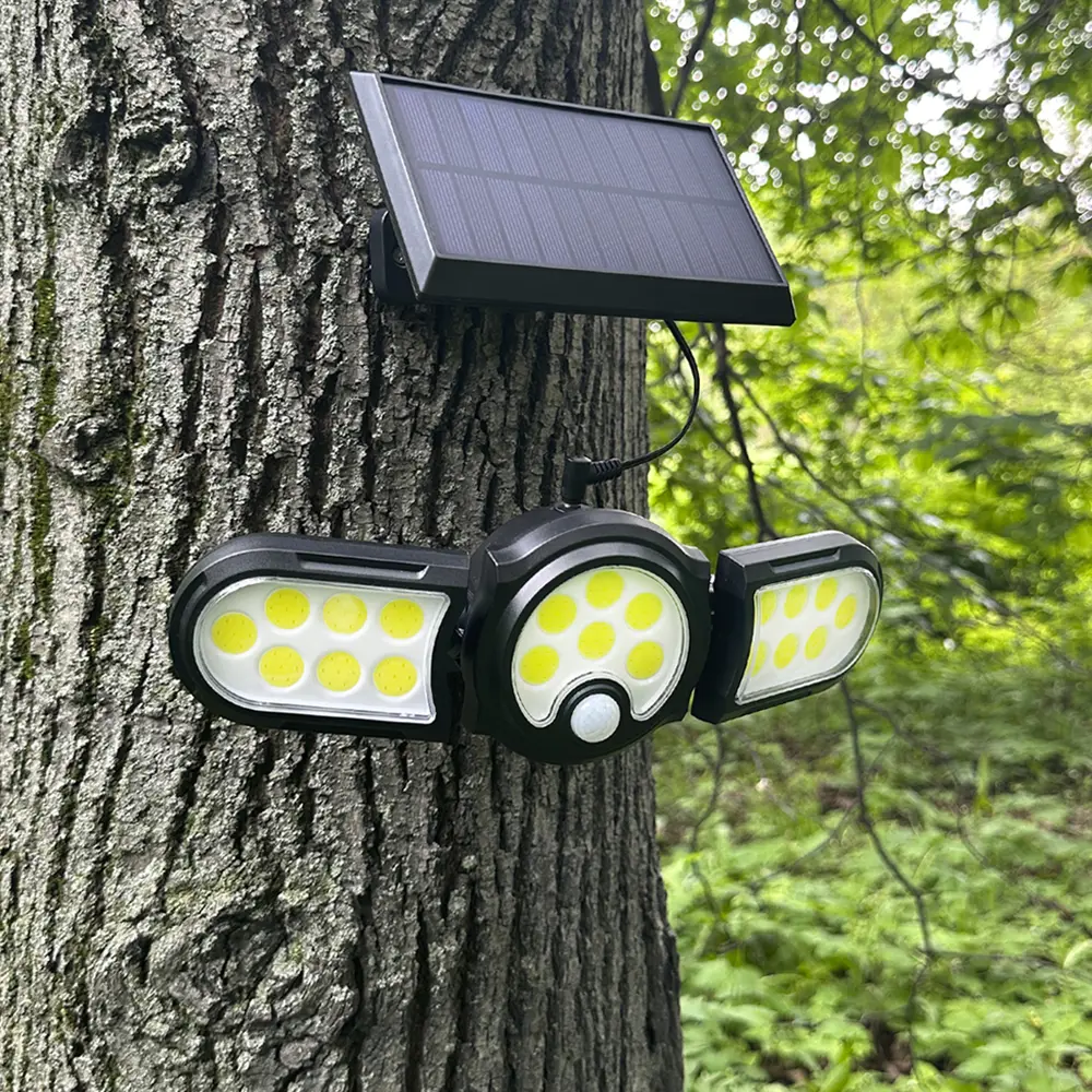 Светильник светодиодный уличный Duwi Solar LED на солнечных батареях 3 режима 28Вт 6500К 910Лм IP65 датчик движения черный 83972979 STLM-2018436  - Вид №1