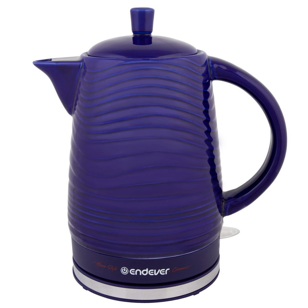 90490317 Электрический чайник 90233 1.8 л керамика цвет синий STLM-0249473 ENDEVER