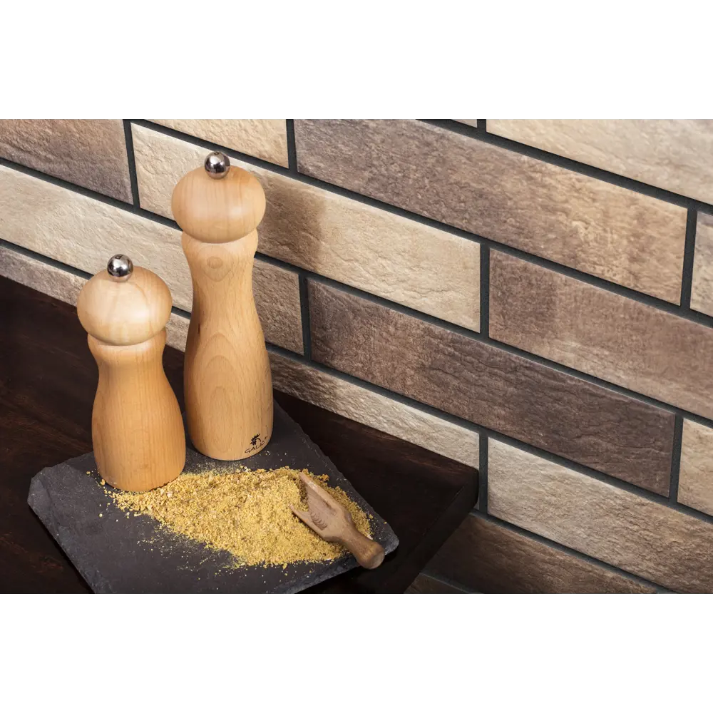 Cerrad Loft Brick Masala - клинкерная плитка для фасада в бежевых тонах 18563231 STLM-0011422 - Вид №5