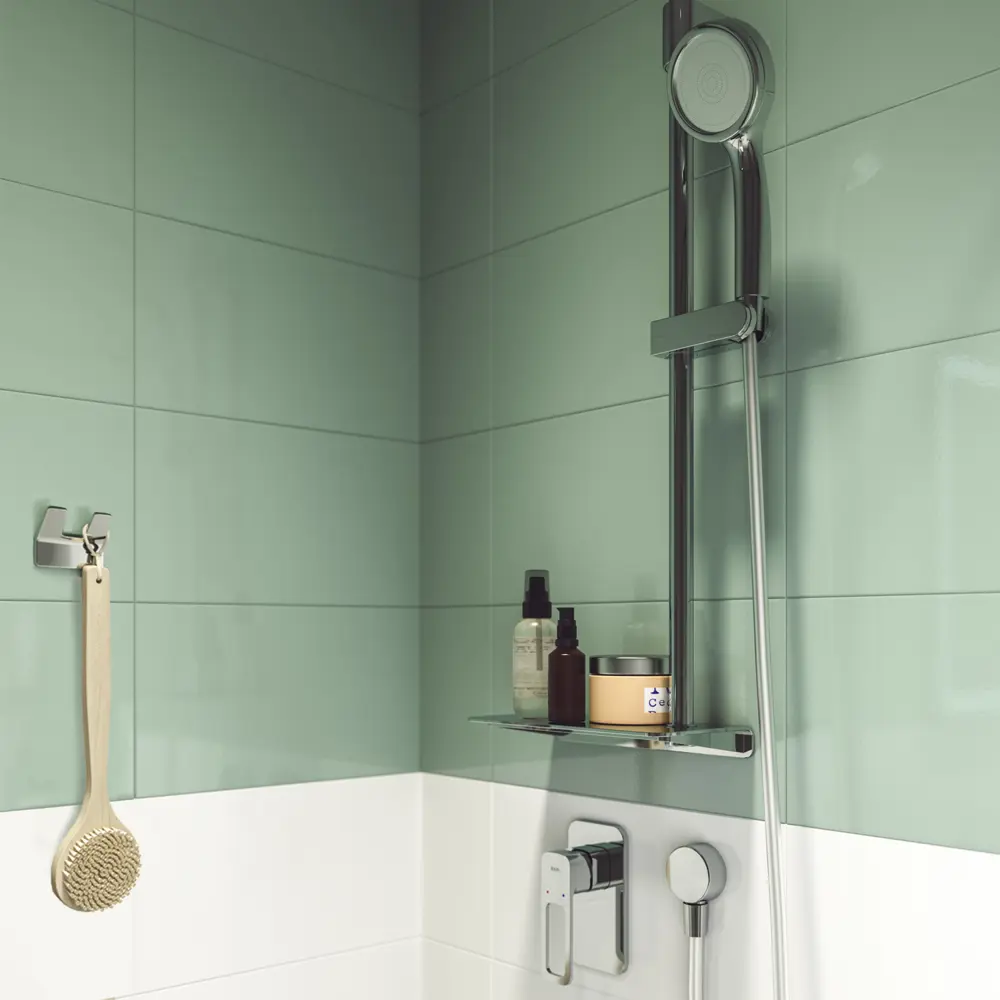 Смеситель для душа встраиваемый Iddis Slide SLISB00i66 скрытый монтаж цвет хром STLM-2162937 - Вид №2