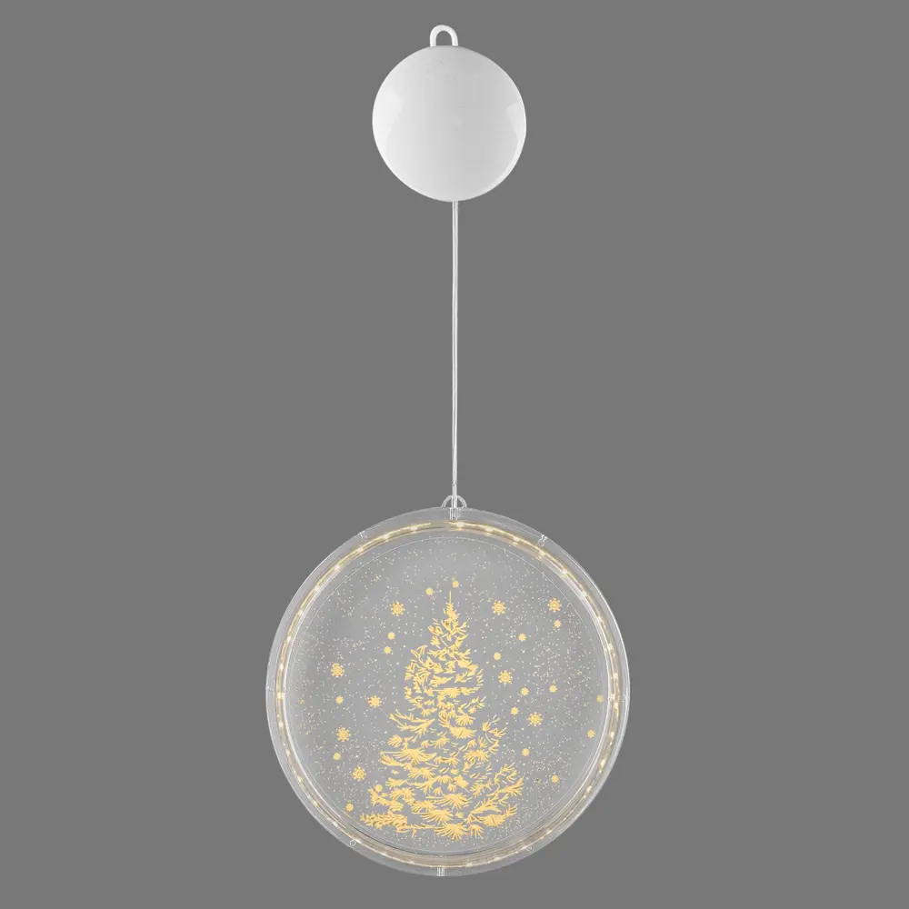 Светильник автономный "Christmas tree 3D round" на батарейках, ? 22 см RITTER STLM-2162873 - Вид №4