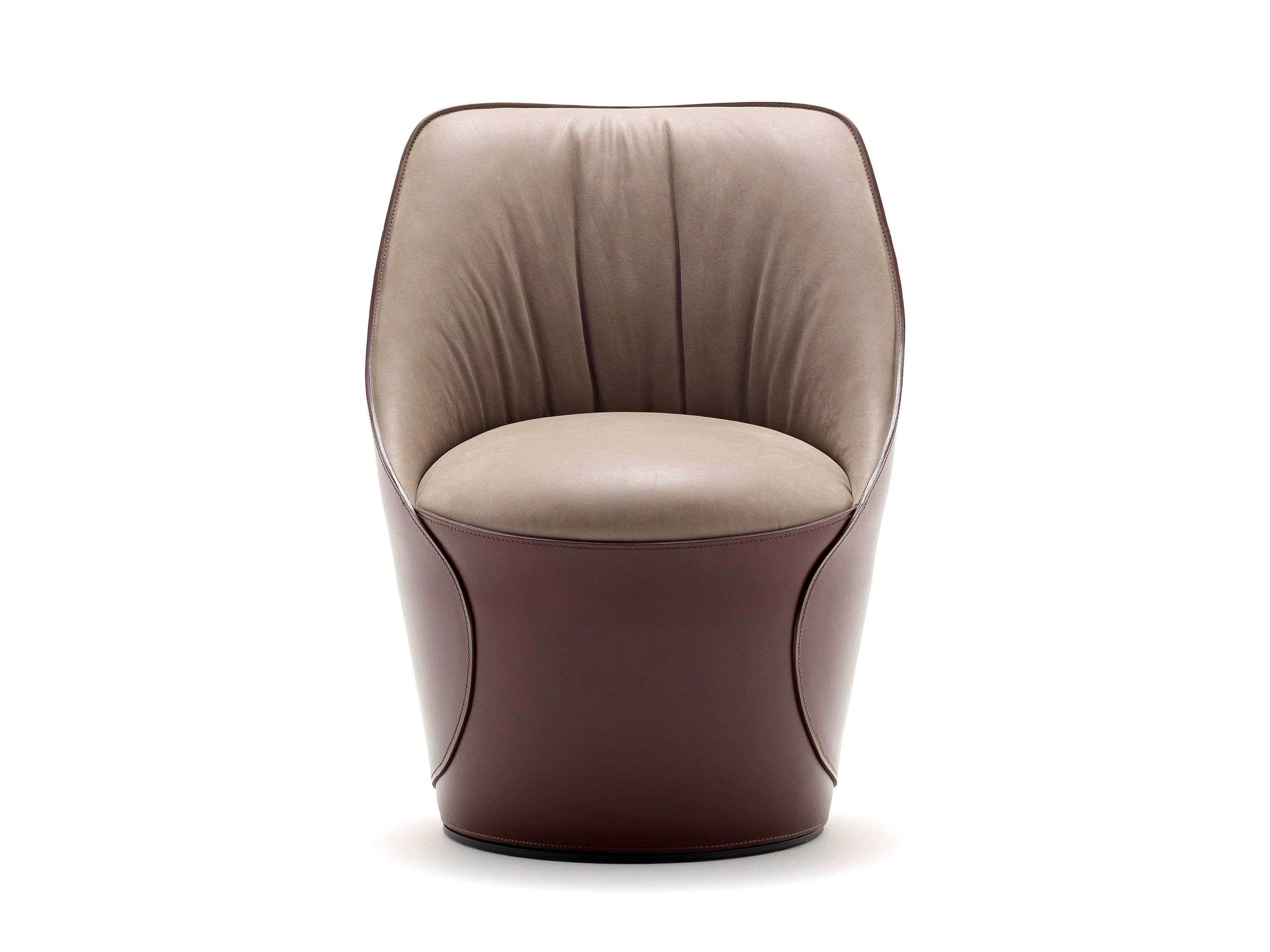 Кожаный поворотный стул Fasem Electa ARCH-00079586 - Вид №11