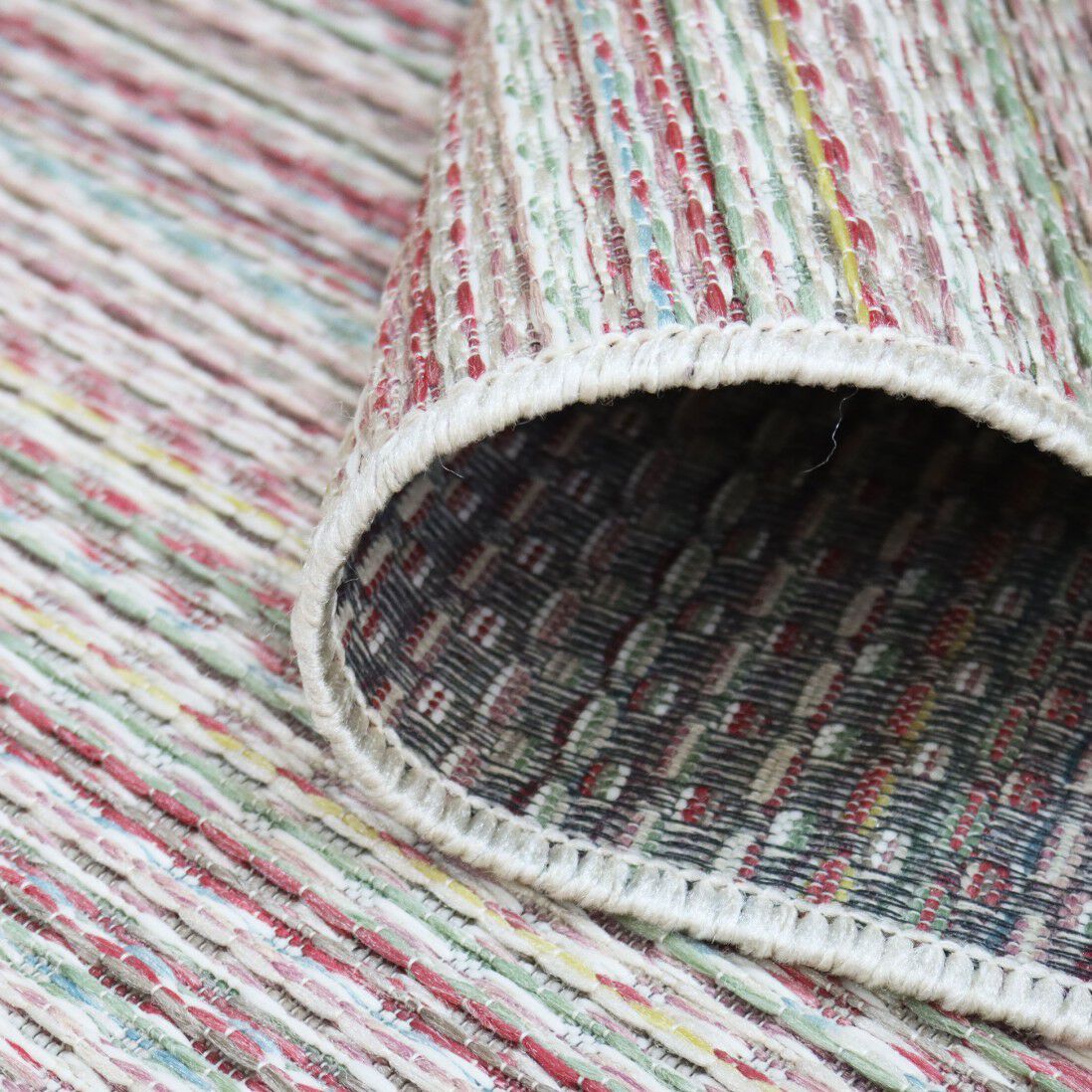 Полосатый напольный прямоугольный ковер Ademi Outdoor ARCH-00074506 - Вид №22