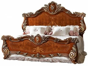 Barnini Oseo Двуспальная кровать из фанерованной древесины Firenze Fz 8 • fz 8-l