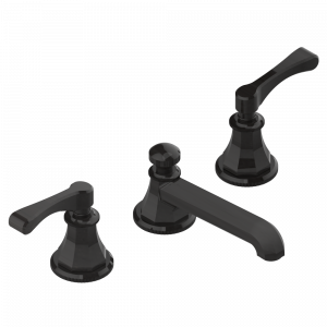 A55-2151 НЕ РЕКОМЕНДУЕТСЯ ИСПОЛЬЗОВАТЬ смеситель на 3 отверстия с донным клапаном Thg-paris Art Déco с рукоятками Покрытие PVD бронза