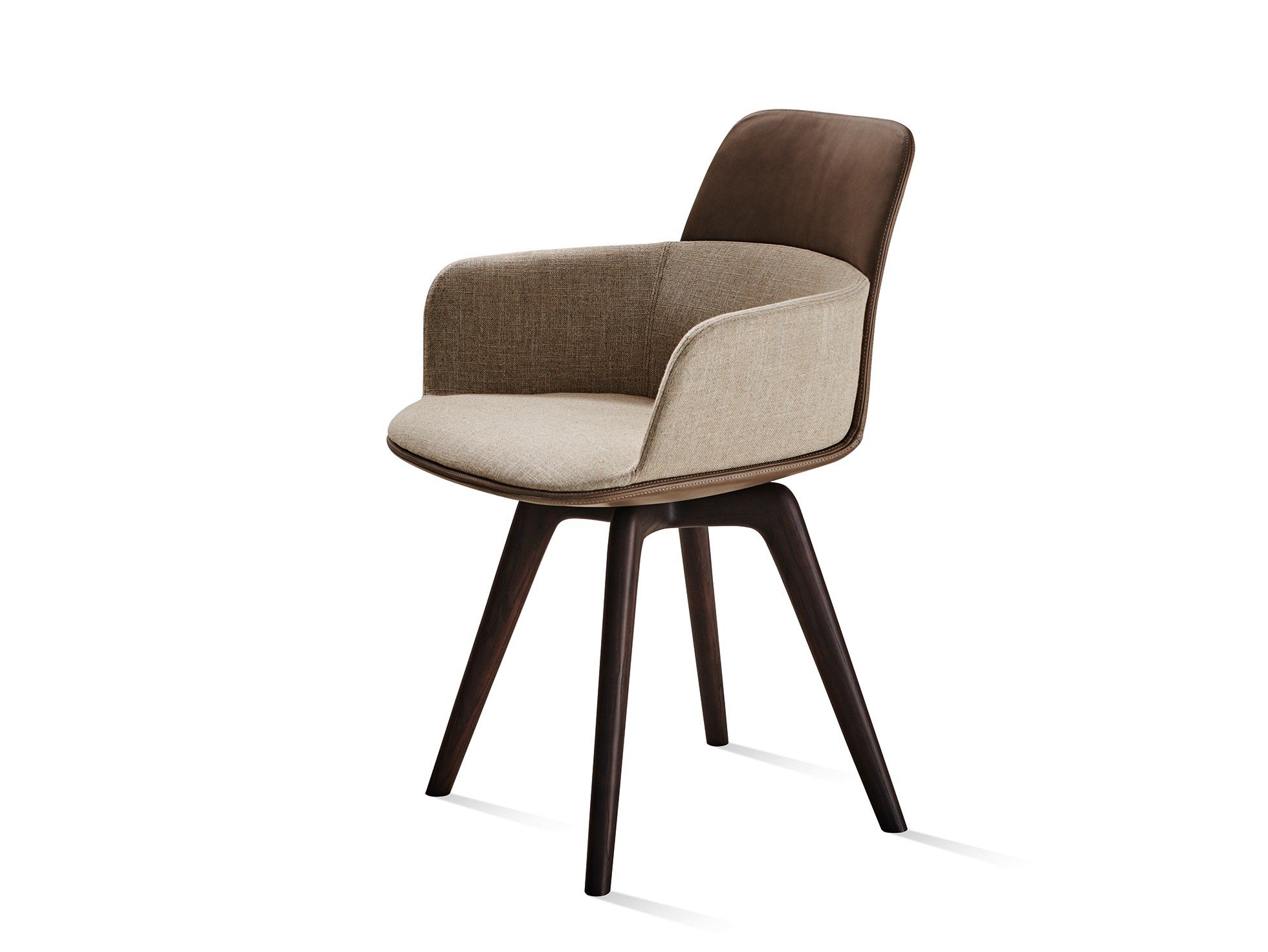 Мягкий стул с подлокотниками Molteni & C BARBICAN ARCH-00117949