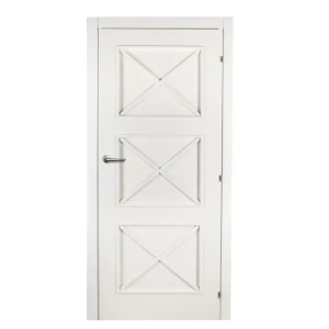 Дверь межкомнатная глухая Камелия белый 2000x600 мм с фурнитурой