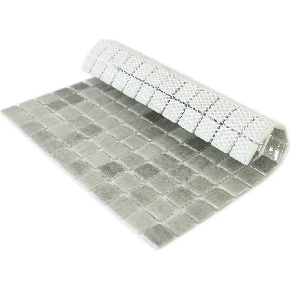 Мозаика стеклянная Natural STP-GR004 31.5x31.5 см цвет светло-серый Santreyd Steppa STLM-2210716 - Вид №2