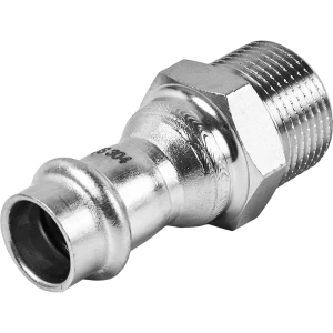 Муфта переходная Rommer 3/4"x15 мм ВПр-НР нержавеющая сталь