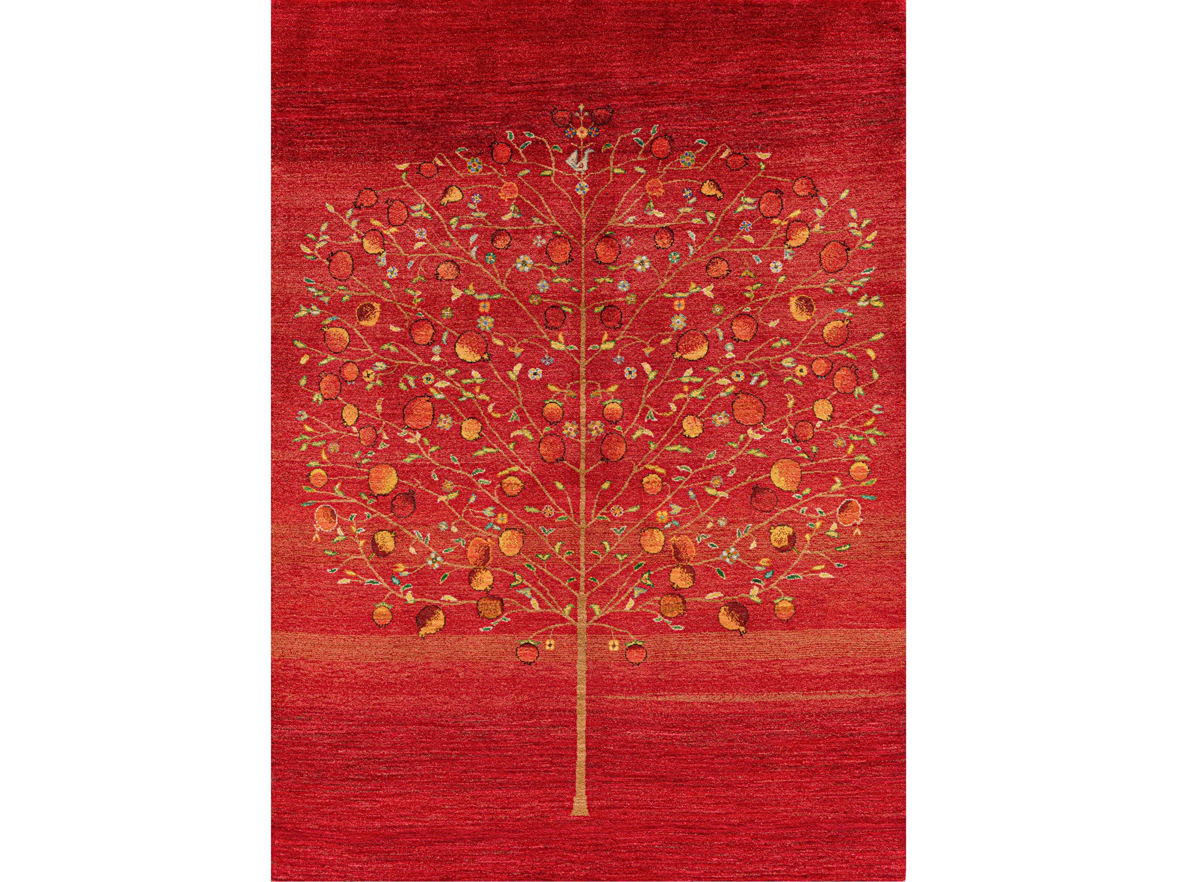 Прямоугольный шерстяной ковер на заказ Zollanvari Gabbehs Flora &amp ARCH-00002136 - Вид №1